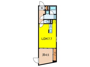 GENOVIA池袋の物件間取画像